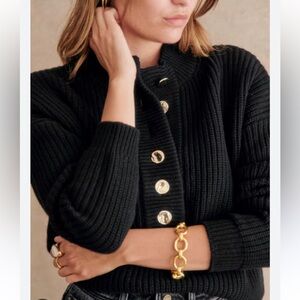 Sezane Lucas Jumper - Black S